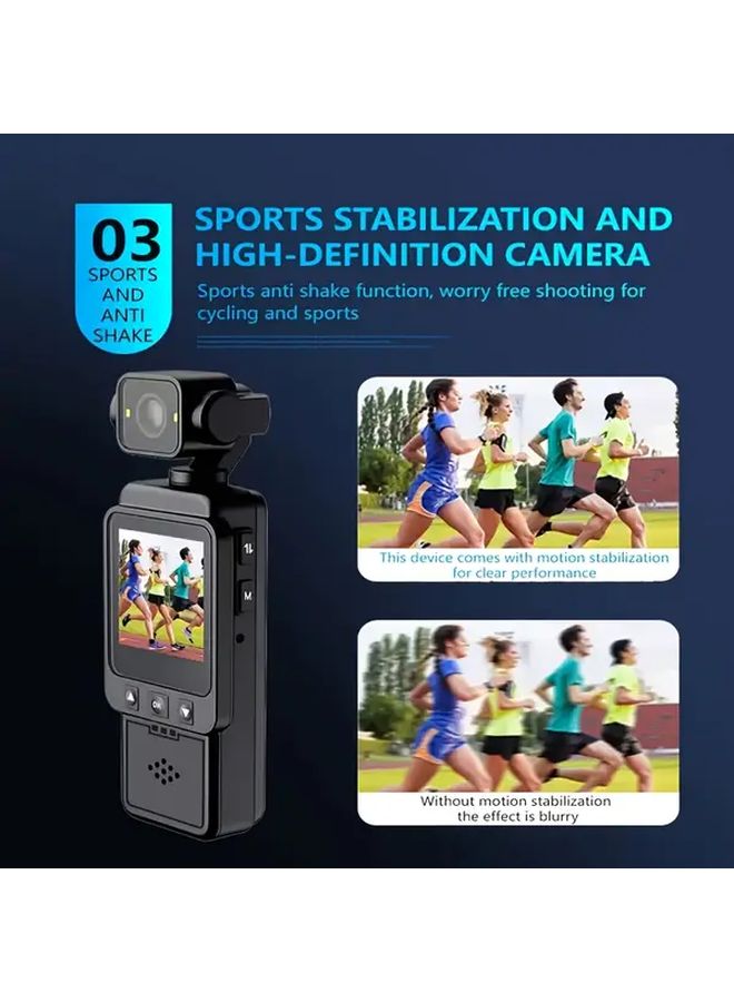 Sports Camera 32GB 1080P Wearable With 1 54 Inch Color Screen And 360 Rotating Stabilizer - Image 4